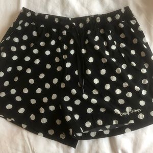 Polka dot outdoor voices shorts